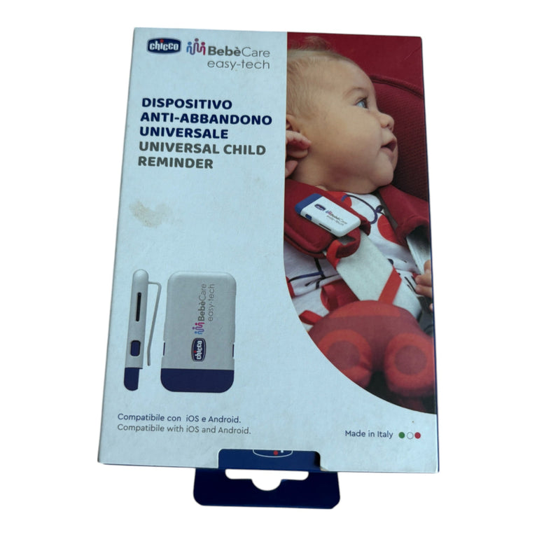 Chicco Bebe Care Easy Tech Blue - Universal Anti-Abandonment Child Car Seat Safety Device