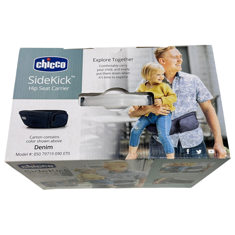Chicco Sidekick Hip Seat Carrier - Denim Blue