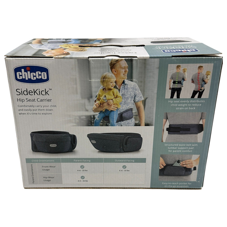 Chicco Sidekick Hip Seat Carrier - Denim Blue