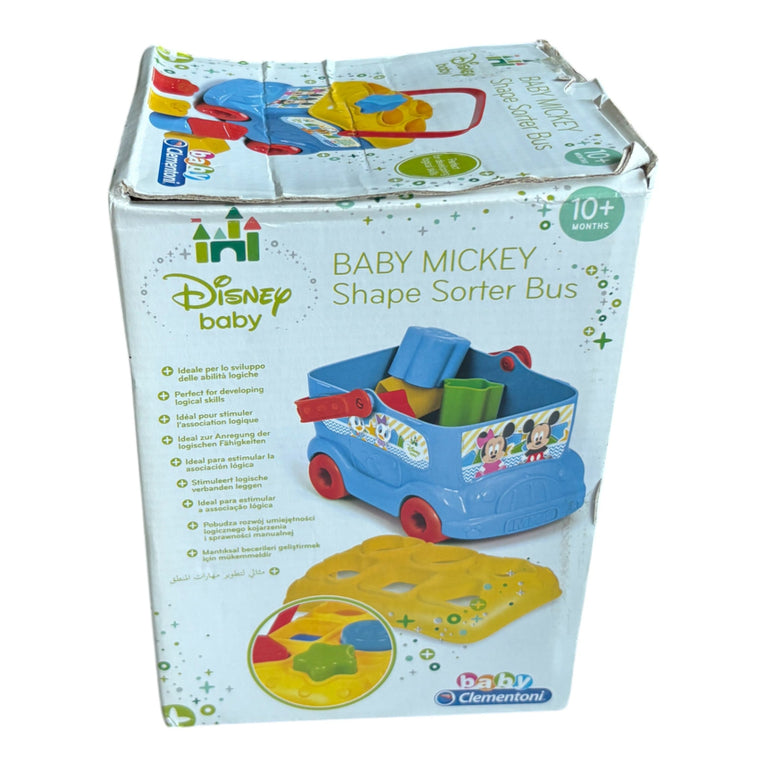 Clementoni Baby Mickey Shape Sorter Bus