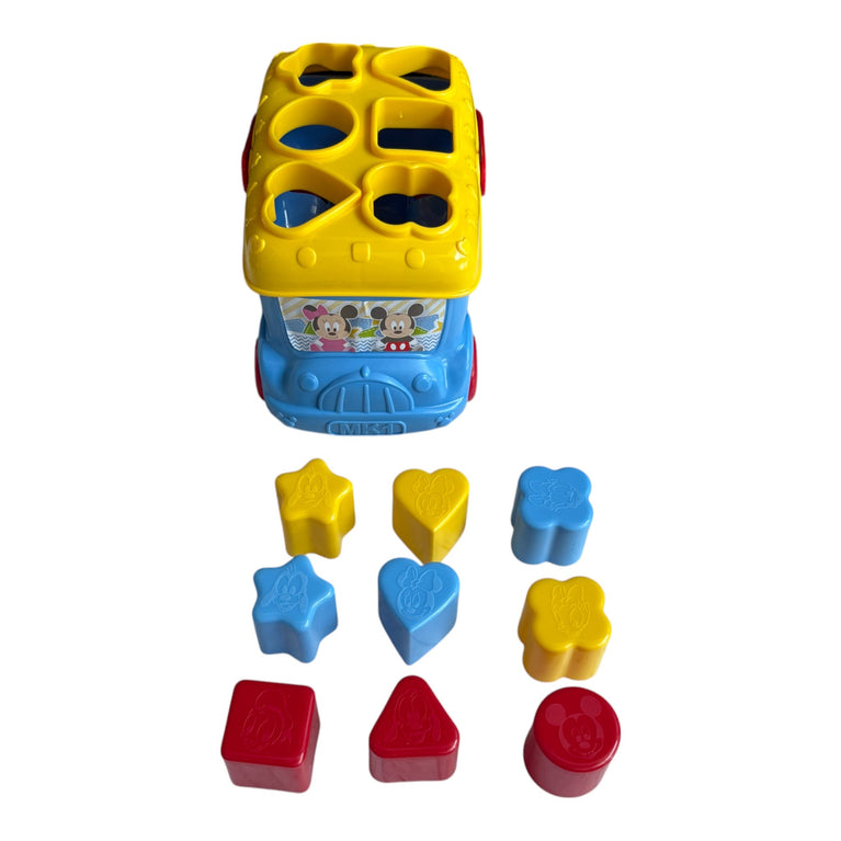 Clementoni Baby Mickey Shape Sorter Bus
