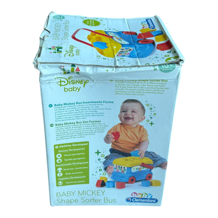 Clementoni Baby Mickey Shape Sorter Bus