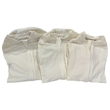Happiest Baby SNOO 100% Organic SNOO Sleep Sack Bundle 3-Pack of Sizes - Ivory
