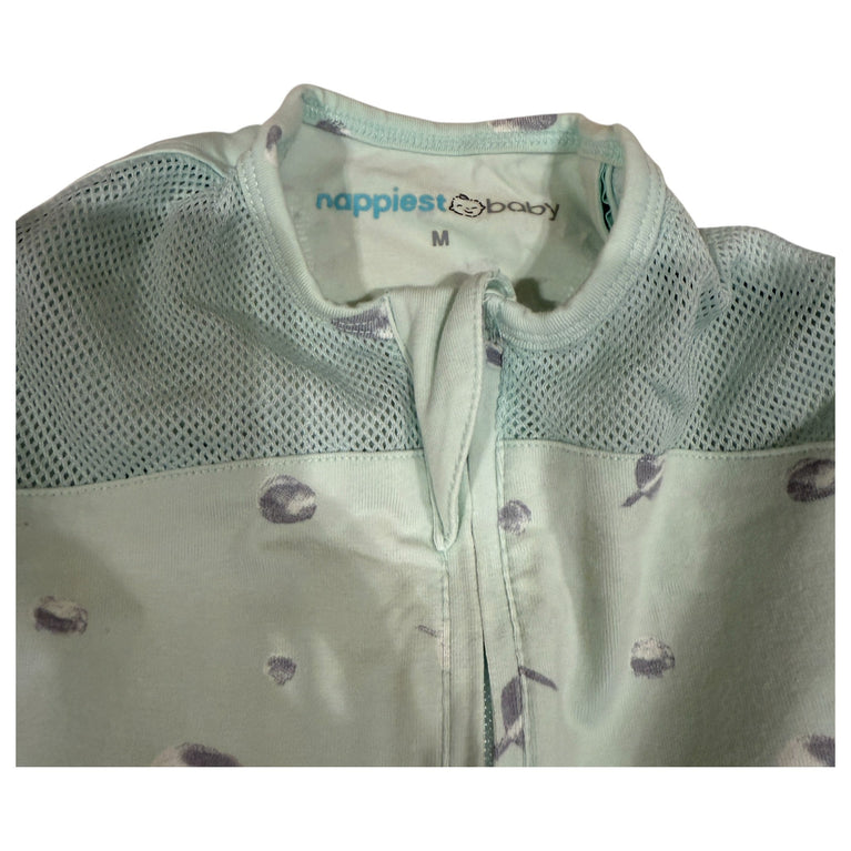 Happiest Baby SNOO 100% Organic SNOO Sleep Sack Bundle 3-Pack of Sizes - Teal Planets