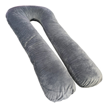 Milliard 54 Inch U-Shaped Memory Foam Body Pillow with Breathable Cover