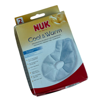 NUK Breast Soothing Cool and Warm Breast Gel Compress Discs - 2 Pcs
