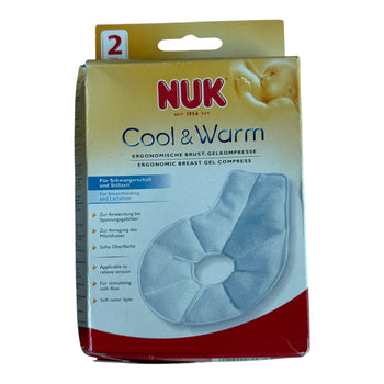 NUK Breast Soothing Cool and Warm Breast Gel Compress Discs - 2 Pcs