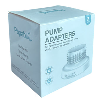 Papablic Leak-proof Pump Bottle Adapter for Standard Neck Bottles - 2 Pack