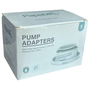 Papablic Leak-proof Pump Bottle Adapter for Standard Neck Bottles - 4 Pack