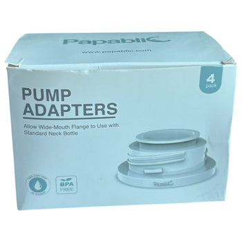 Papablic Leak-proof Pump Bottle Adapter for Standard Neck Bottles - 4 Pack