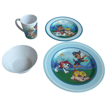 Paw Patrol 4-Piece Tableware Set