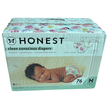 The Honest Company Clean Conscious Diapers - Size Newborn 72 Count