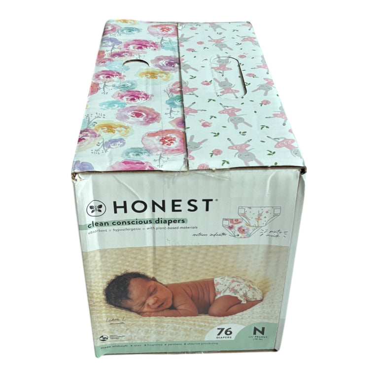 The Honest Company Clean Conscious Diapers - Size Newborn 72 Count