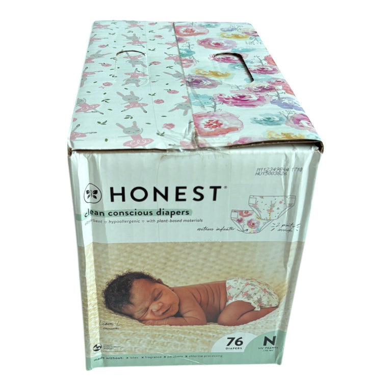 The Honest Company Clean Conscious Diapers - Size Newborn 72 Count