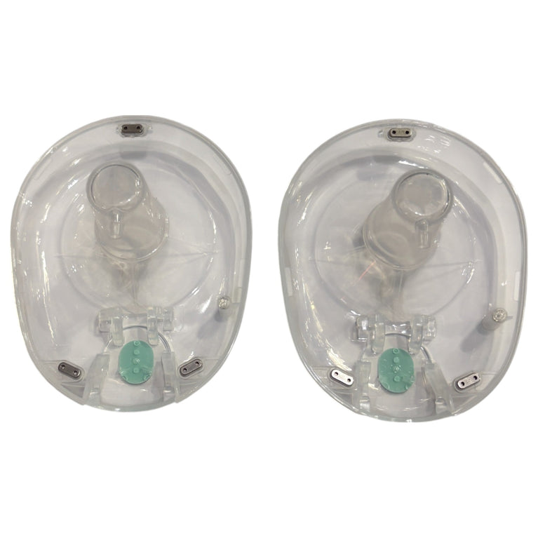 Willow 360 Breast Pump Flanges, Breast Shields (24mm) - Pack of 2