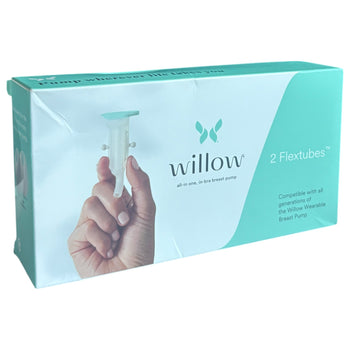 Willow Pump Breast Pump Flextubes for Hands-Free Pumping with The Willow Pump -2-Pack