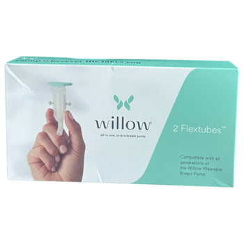 Willow Pump Breast Pump Flextubes for Hands-Free Pumping with The Willow Pump -2-Pack