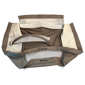 Teknum Twin Bedside Fellow Crib - Brown