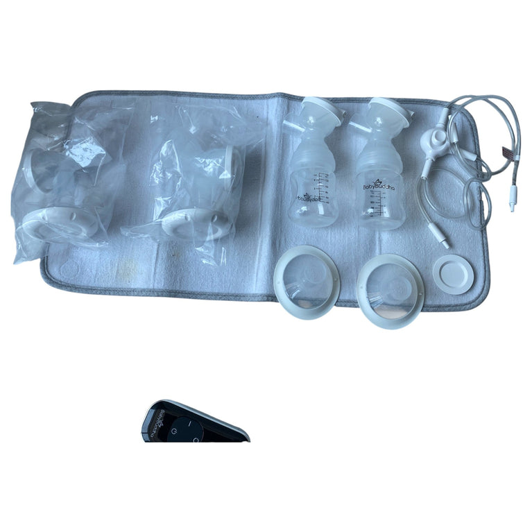 BabyBuddha Portable & Compact Electric Breast Pump - Grey