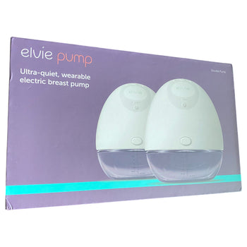 Elvie Double Electric Wearable Hands Free Breast Pump with Elvie Catch Breast Milk Silicone Cups