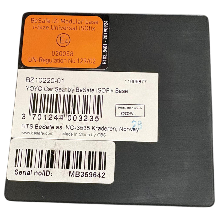 BeSafe iZi Modular i-Size Base for Car Seat