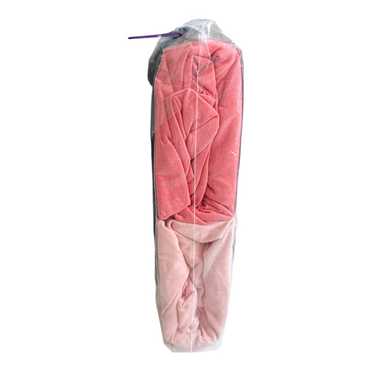 Clevamama Cotton Fitted Sheets for Crib (70x140 cm) - Pack of 2 - Coral