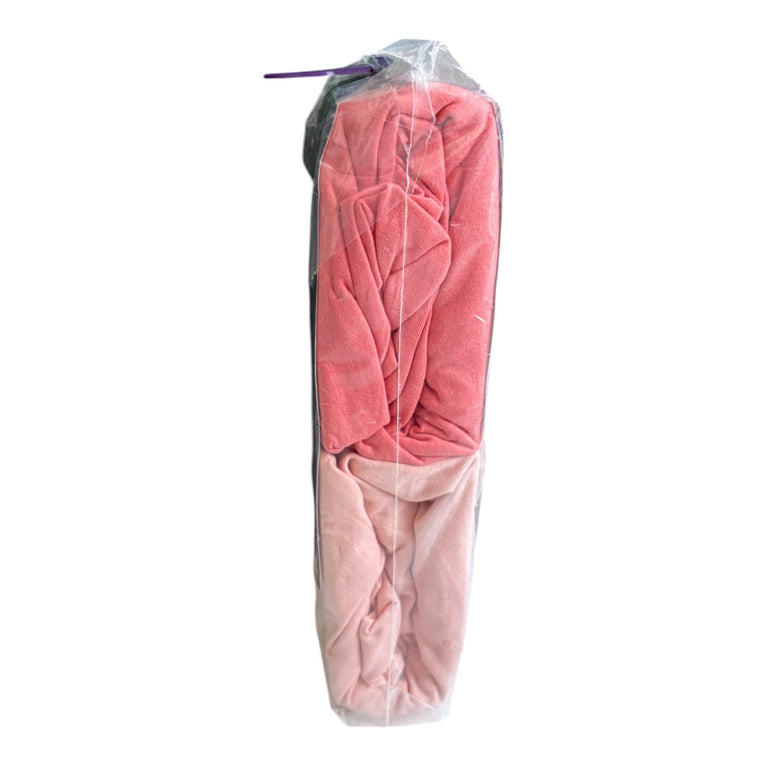 Clevamama Cotton Fitted Sheets for Crib (70x140 cm) - Pack of 2 - Coral