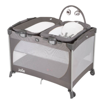 Joie Commuter Chance and Bounce Travel Cot - Frankie and Friends