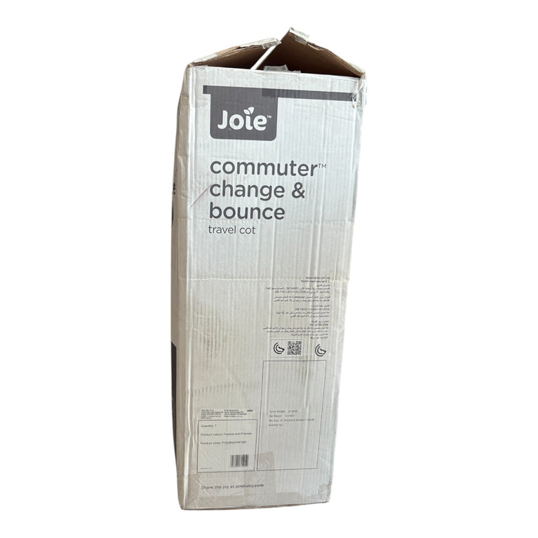 Joie Commuter Chance and Bounce Travel Cot - Frankie and Friends