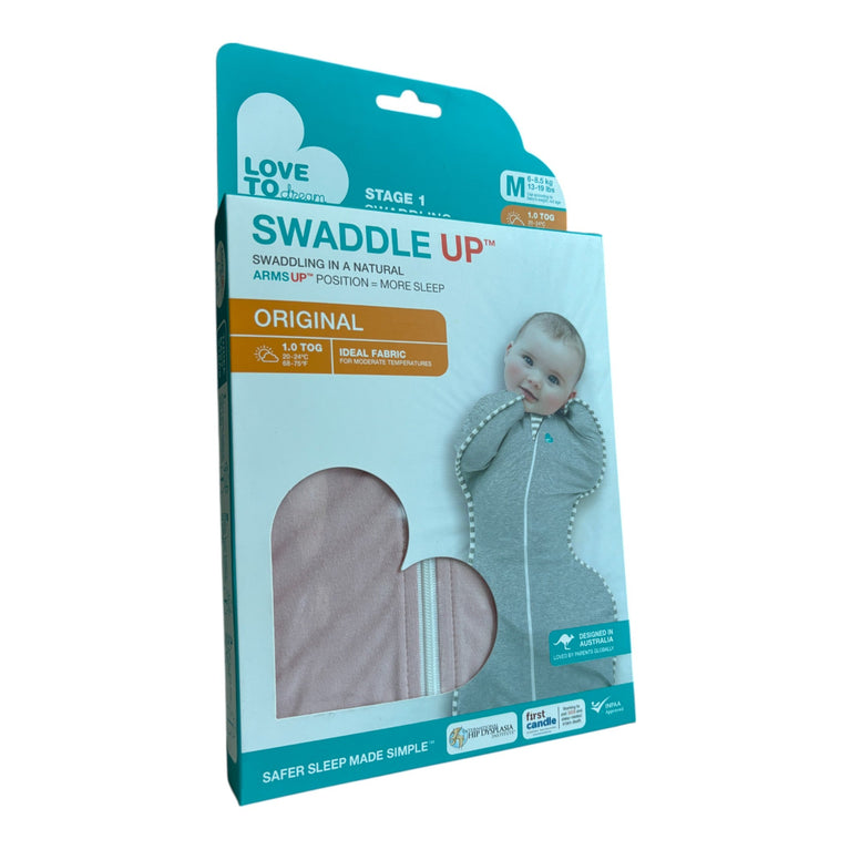 Love To Dream Swaddle Up Original Medium (6-8.5kg)1.0 TOG - Pink