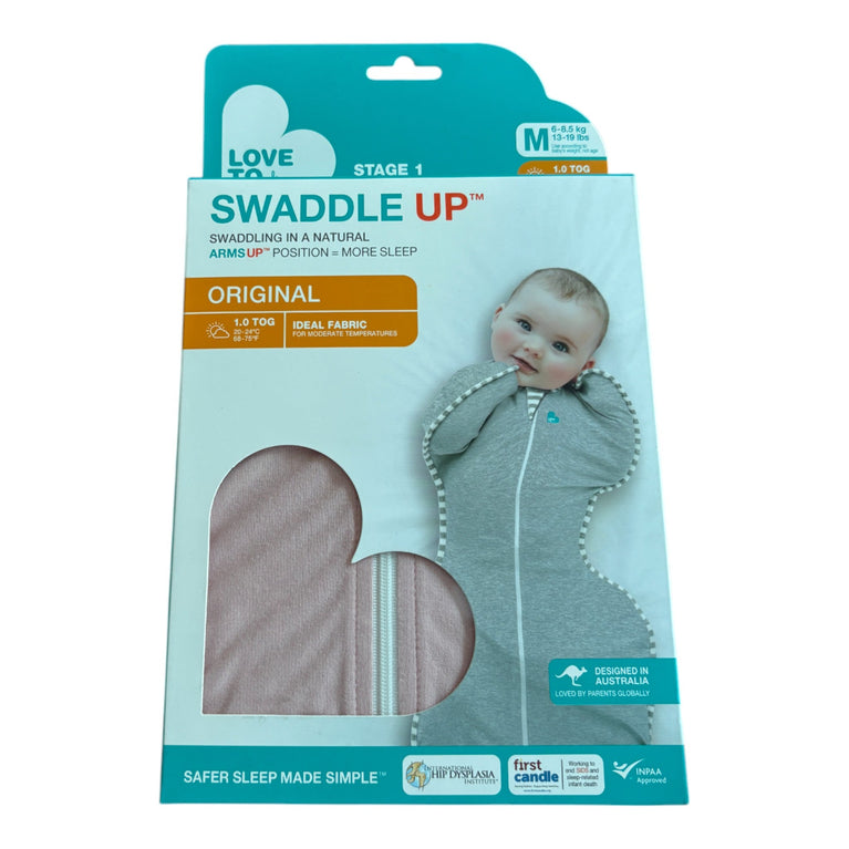 Love To Dream Swaddle Up Original Medium (6-8.5kg)1.0 TOG - Pink