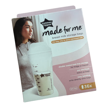 Tommee Tippee Closer to Nature Breast Milk Storage Bags - 36 Bags