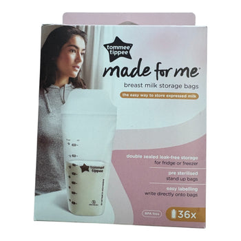 Tommee Tippee Closer to Nature Breast Milk Storage Bags - 36 Bags