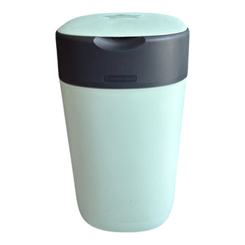 Tommee Tippee Twist & Click Advanced Nappy Disposal Bin - Mint Green & Grey