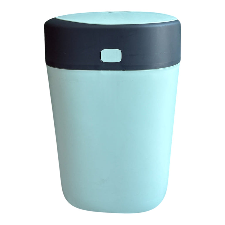 Tommee Tippee Twist & Click Advanced Nappy Disposal Bin - Mint Green & Grey