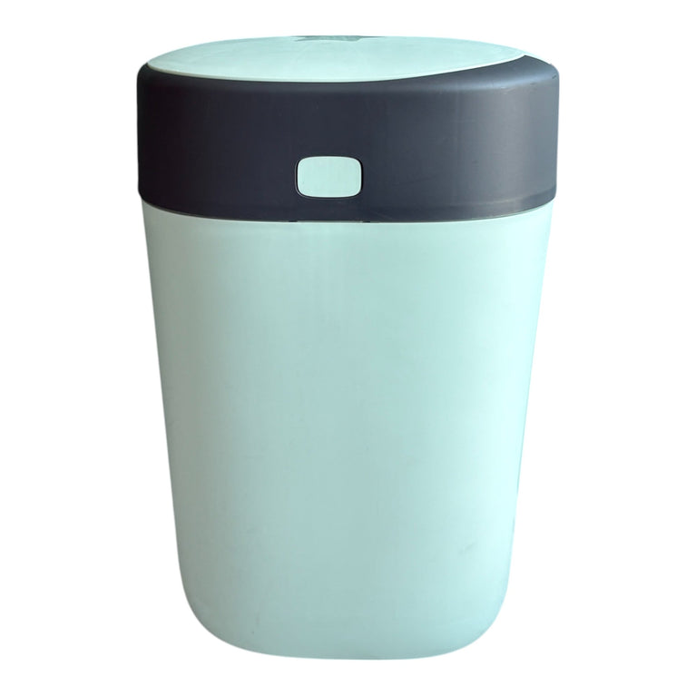 Tommee Tippee Twist & Click Advanced Nappy Disposal Bin - Mint Green & Grey