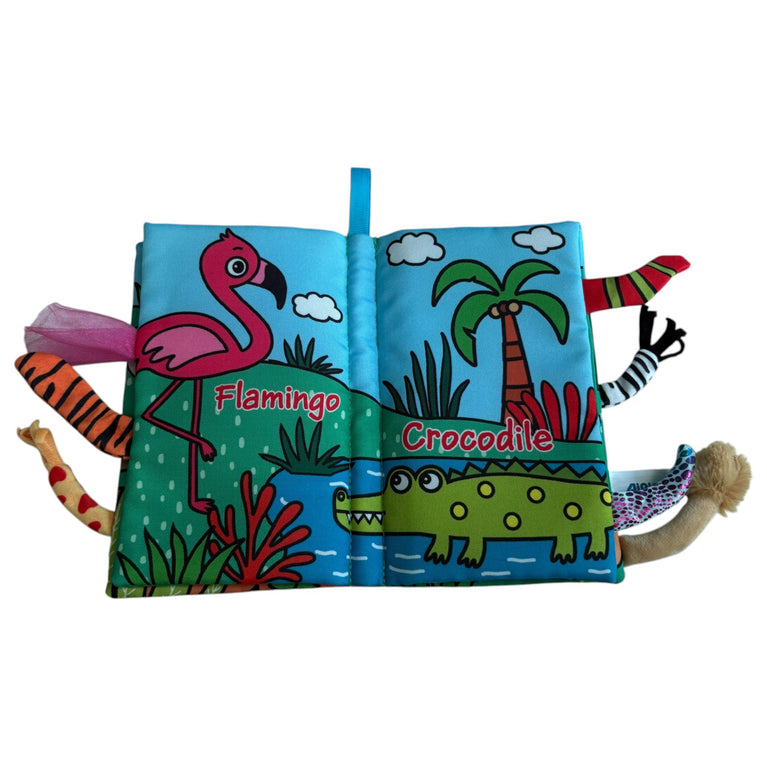 Jungle, Ocean Animals and Dinosaurs Soft Crinkly Books (Assorted) - Set of 3