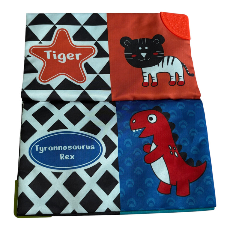 Jungle, Ocean Animals and Dinosaurs Soft Crinkly Books (Assorted) - Set of 3