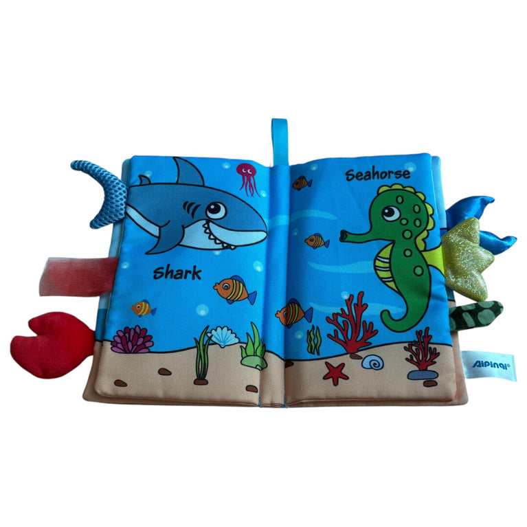 Jungle, Ocean Animals and Dinosaurs Soft Crinkly Books (Assorted) - Set of 3