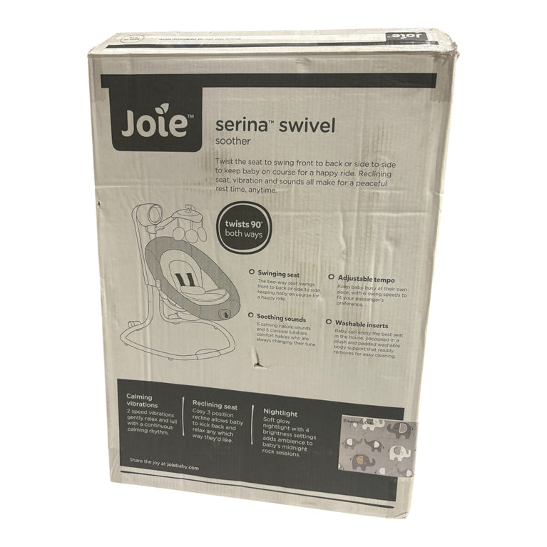 Joie Serina Swivel Baby Swing- Elephant Duo