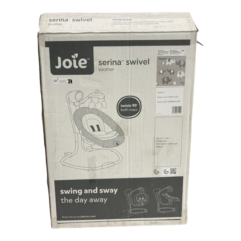 Joie Serina Swivel Baby Swing- Elephant Duo