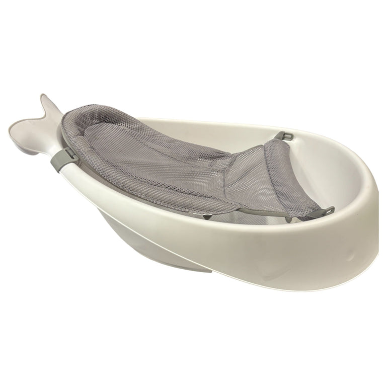 SkipHop - Moby Smart Sling 3-Stage Baby Bath Tub - White