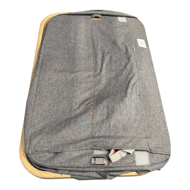 Tutti Bambini CoZee Air Bedside Crib/Co-Sleeper Rocker - Oak & Charcoal