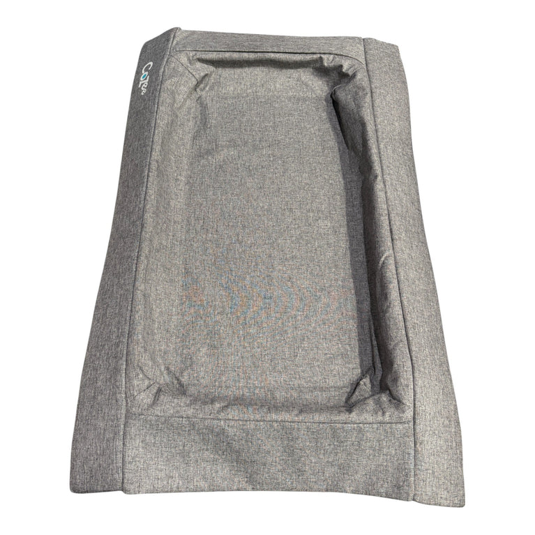 Tutti Bambini CoZee Air Bedside Crib/Co-Sleeper Rocker - Oak & Charcoal