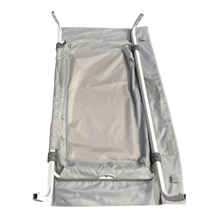 Tutti Bambini CoZee Air Bedside Crib/Co-Sleeper Rocker - Oak & Charcoal