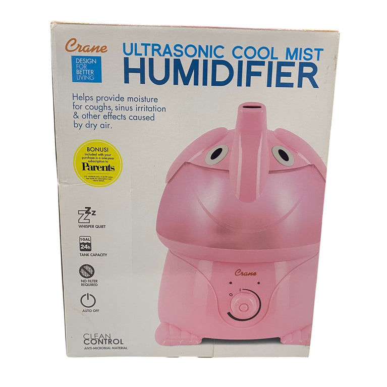 Crane Ultrasonic Humidifier - Pink