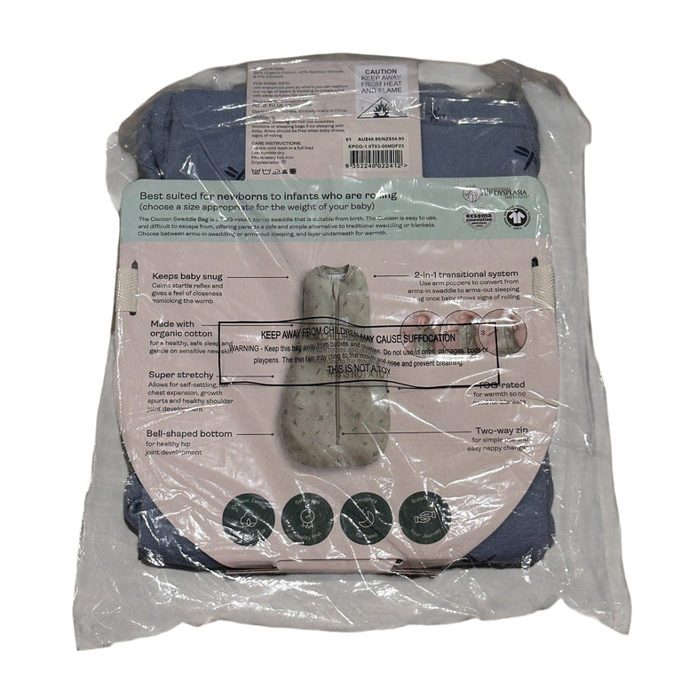 ErgoPouch Cocoon Swaddle Bag 3-6M -1 TOG- Dragonflies