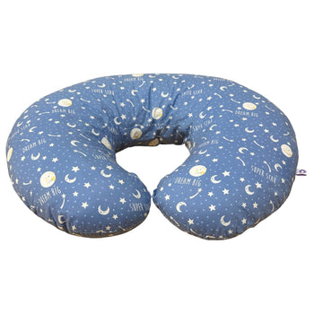 Chicco Boppy Original Nursing Pillow With Cotton Slipcover Special Edition - Moon And Stars