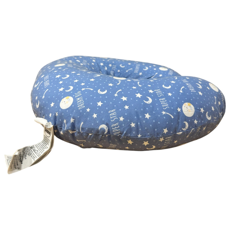 Chicco Boppy Original Nursing Pillow With Cotton Slipcover Special Edition - Moon And Stars