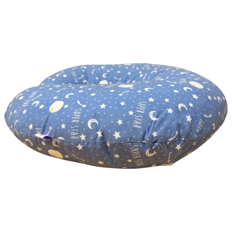 Chicco Boppy Original Nursing Pillow With Cotton Slipcover Special Edition - Moon And Stars